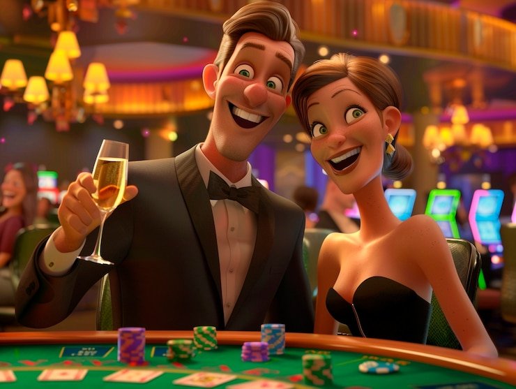 Pengguna ricis88 memainkan live casino menggunakan smartphone dengan tampilan antarmuka modern